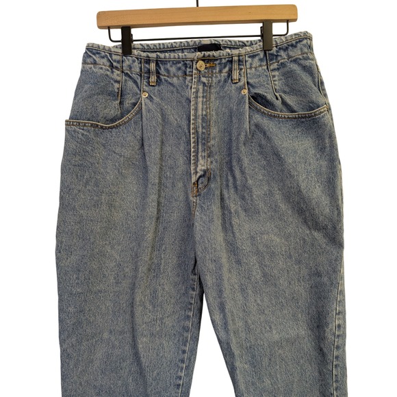 VTG Vintage GAP Jeans Tapered Straight Leg 90's Mom‎ Jeans Rigid Denim 32" - Picture 3 of 5